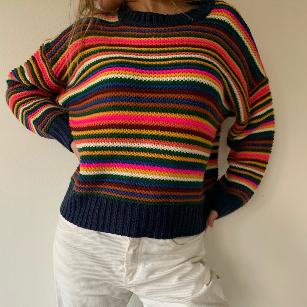 rainbow sweater!